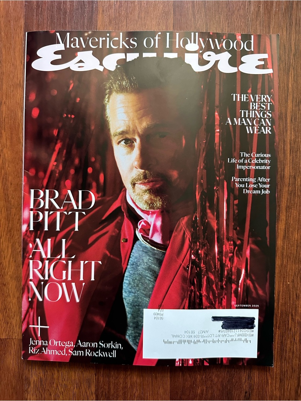 Esquire Magazine - Brad Pitt - September 2026
